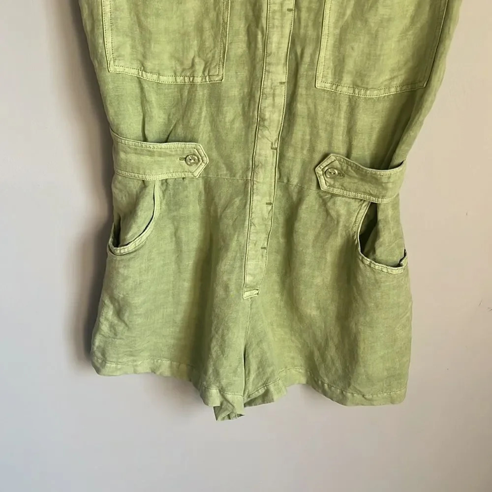 YFB HUDSON ROMPER // BAYLEAF PIGMENT - Picture 5 of 14